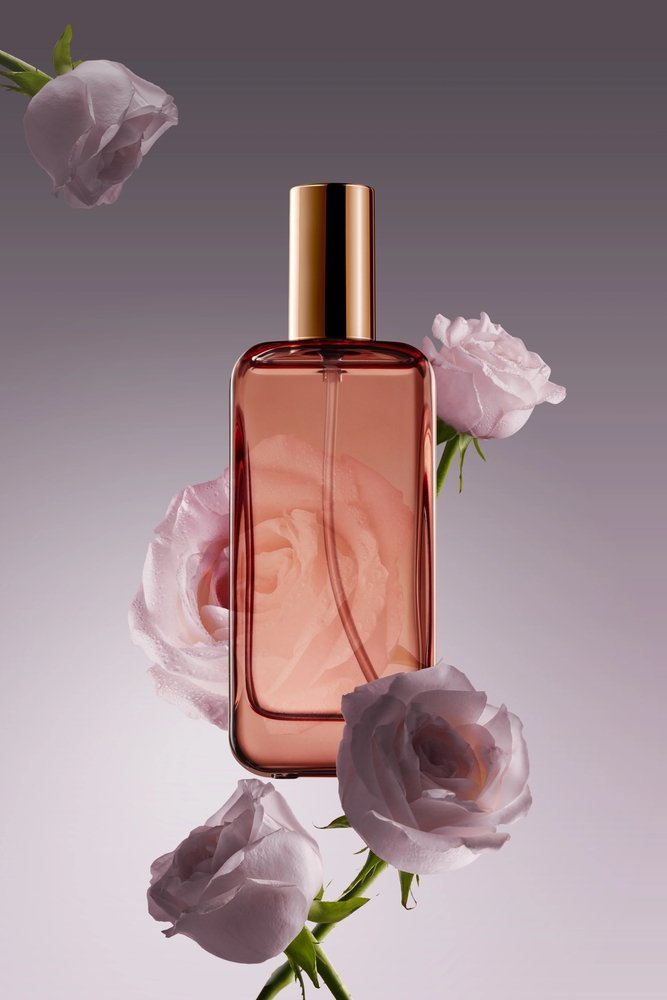 Home pink,transparent,bottle,fragrance,shower,gel,perfume,flowers